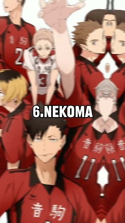 Top 10 Strongest teams in Haikyuu!! 😈 #anime