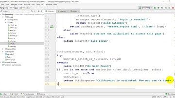 Advancing the blog in Django || Bangla tutorial Part 2/2(Activate account from link)
