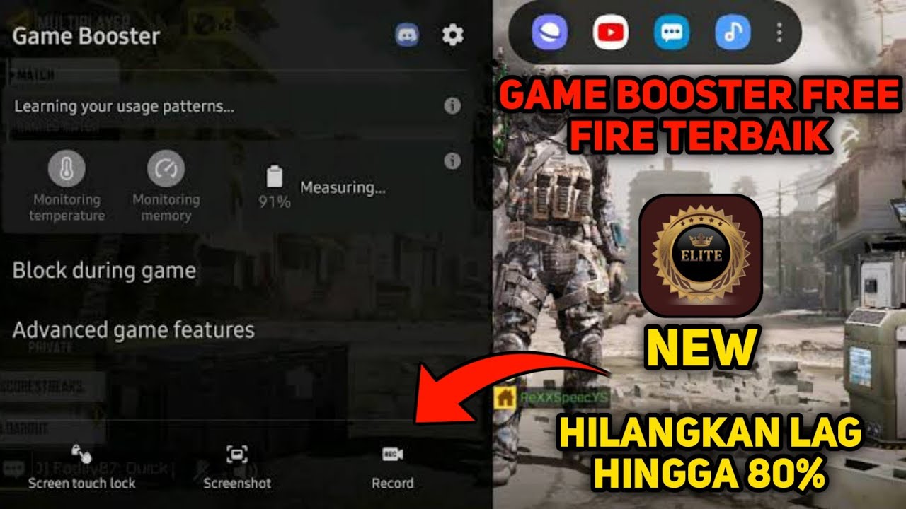 MAX PERFORMANCE‼️GAME BOOSTER FREE FIRE TERBAIK - APLIKASI ANTI LAG & PATAH PATAH FREE FIRE - NO LAG
