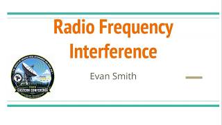 Dr. Evan Smith - Radio Frequency Interference Mitigation at the Green Bank Observatory