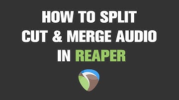 How to Split Cut and Merge Audio Clips in Reaper | Quick Tutorial