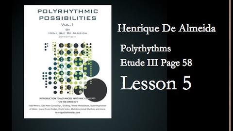 Polyrhythms Drum Set - Etude III