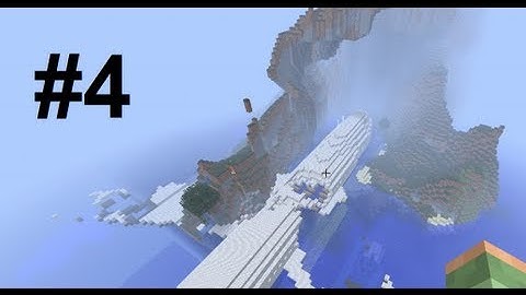 Minecraft Plane Crash Survival: Part 4 - The Mountain Creeper!