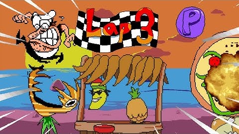 Yoo beach level time!!! - Crust Cove Lap 3 - Pizza Tower Lap Hell: Pizza Pursuit