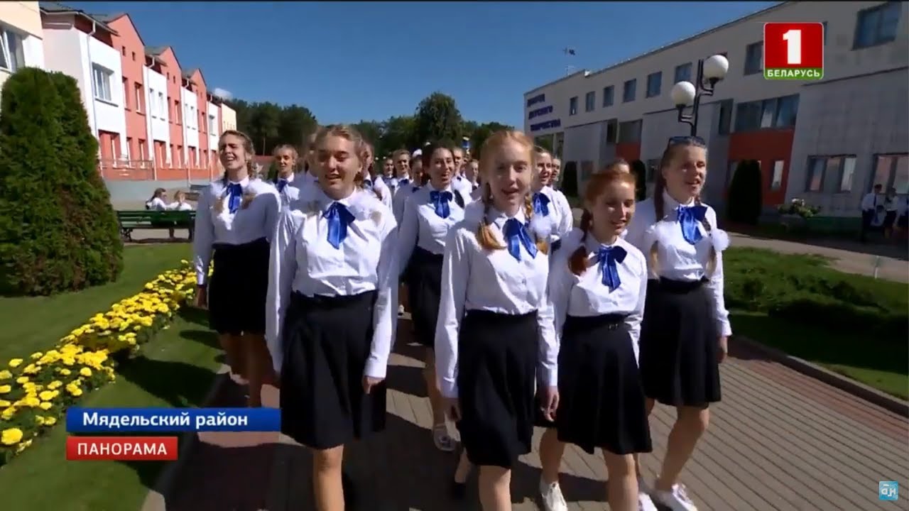 Детский лагерь "Зубренок" отмечает 50-летний юбилей! Панорама - YouTube