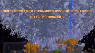 Minecraft: Tornadoes Vs Village | Weather & tornadoes Addon | bedrock edition (read desc) screenshot 5