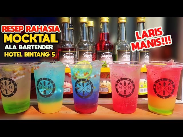 HEBOH!!! CUMA MODAL SYRUP & SODA BARTENDER HOTEL Bikin MINI BAR Pinggir jalan!!! class=