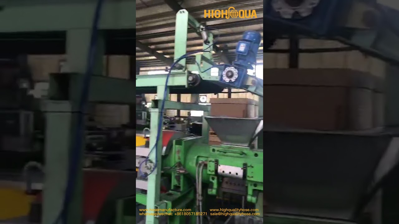 The manufacturing process of rubber flat hose is revealed