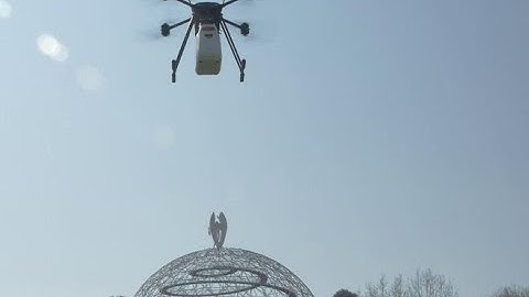 Medical delivery test in BVLOS mode, ABzero-OSR Milano. Flying Forward Project 2020