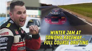 Winter Jam At Sonoma Raceway - Full Course Drifting