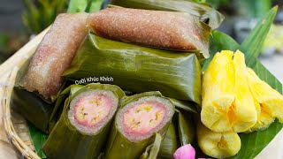 BÁNH CHUỐI KHOAI MÌ HẤP | KHOAI MÌ DẺO NGON VÀ CHUỐI THƠM NGỌT HẤP DẪN - CKK