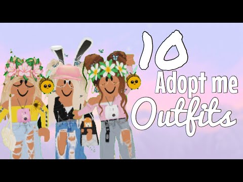 10 cute adopt me outfits! - YouTube