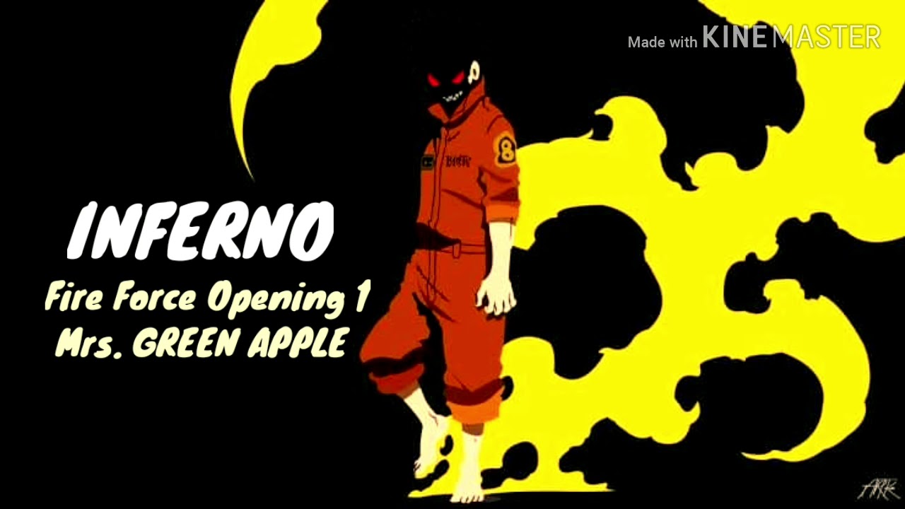 Fire Force Op 1 Inferno Full Lyrics English Romaji Mrs Green Apple Youtube