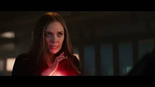Wanda and Hawkeye vs Vision - Captain America Civil War 2016 Movie Clip