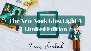 NEW NOOK E-reader unboxing--I was SHOCKED!