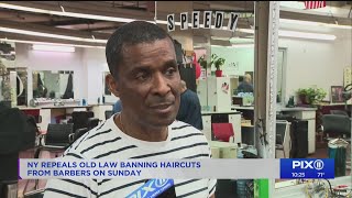 NY repeals old law banning haircuts from barbers on Sundays