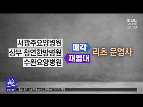 <strong>청연</strong> 메디컬 그룹 법정관리.. [목포MBC 뉴스투데이]