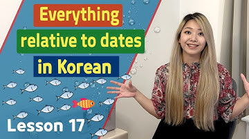 Everything related to DATE in Korean