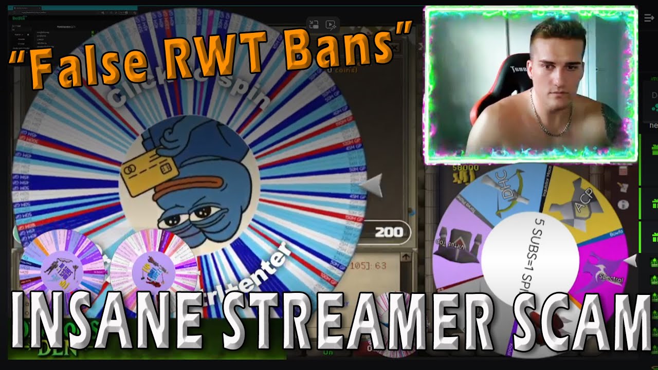 Jagex is Letting This LUNATIC Streamer Get Players RWT Banned in OSRS ...
