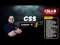 Lecture 6 CSS Web Development Tutorial in Hindi | CSLAB - SIKAR | Full Stack Web Development