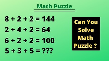 Mathematics Puzzle | Which Number Replace the Question Mark ? | How to Solve Math Puzzle ?