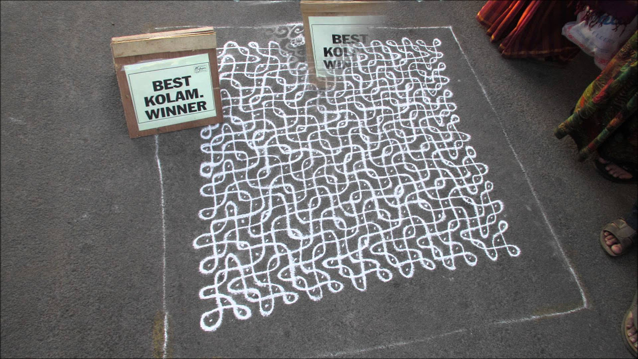 BEST Kolam Winner  12th JANUARY 2014