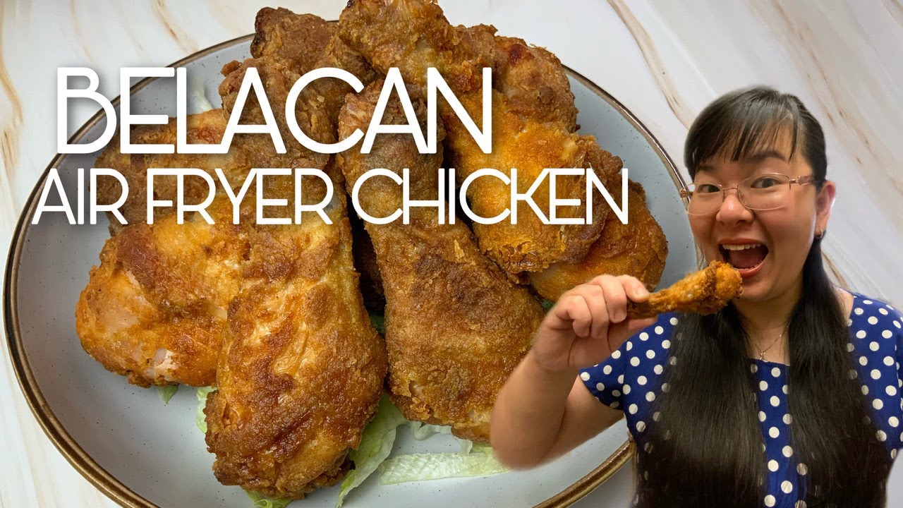 Air Fryer Delicious Belacan Chicken | Healthier with Less Oil