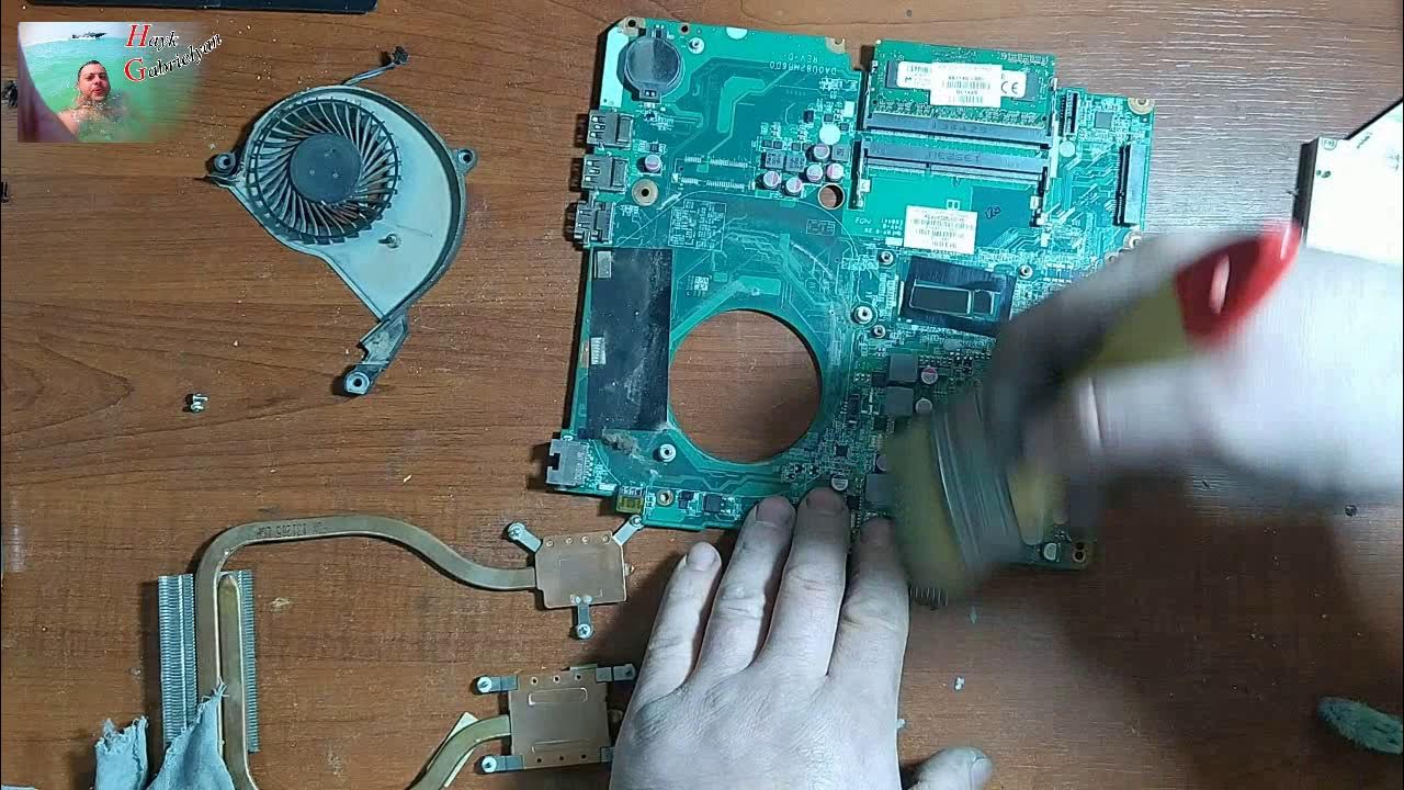 HP 15n241se How to disassemble and reassemble laptop. Cleaning the notebook from dust YouTube