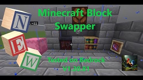 New Compact Block Swapper | Redstone Tutorial for Minecraft Bedrock (Xbox, MCPE, Windows 10, Switch)
