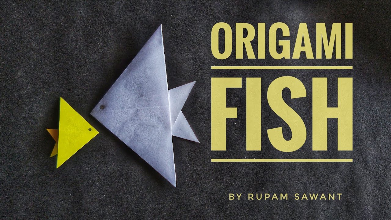 Origami Fish Easy Tutorial | Paper Fish | Origami For Kids - YouTube