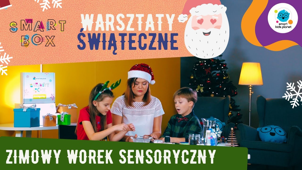 #4 Zimowy worek sensoryczny x Smart Kids Planet x Warsztaty Świąteczne