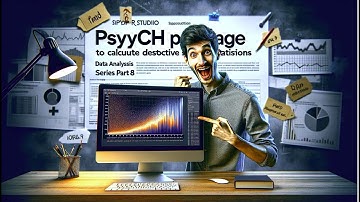 Psych Package to calculate Descriptive statistics  | Data Analysis Simplified in R Series (Part-8)