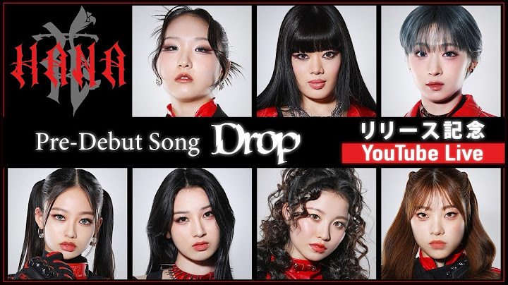 HANA Pre-Debut Song ’Drop’リリース記念生配信🌹