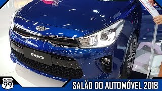 KIA RIO PROMETE!!!  COBERTURA DO SALÃO DO AUTOMÓVEL 2018