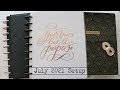 July 2021 setup // Classic Happy Planner // Girl With Goals & Calligraphy  // Frankenplanner