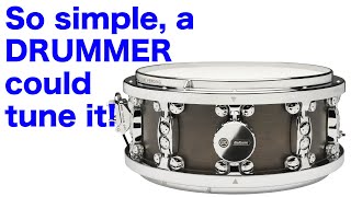 So Simple a Drummer could tune it:  Dialtune Snare