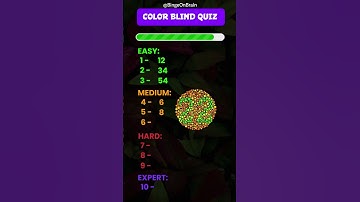 👁️‍🗨️ Can YOU See It? 🤯 The Viral Colorblind Number Challenge!