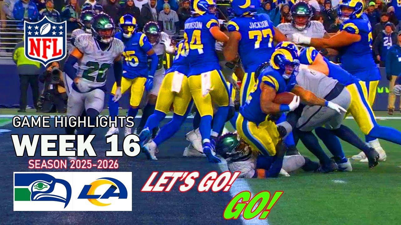 Seahawks vs. Rams [FULL GAME] Highlights | NFL Week 16 (Dec 18, 2025 ...