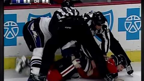 Zenon Konopka vs Ben Eager Dec 13, 2009