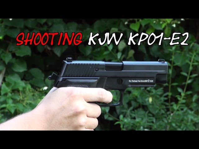 Pistolet Airsoft KJ Works KP01-E2 P226 E2 Full Métal Gaz Blowback