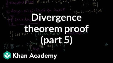 Divergence theorem proof (part 5) | Divergence theorem | Multivariable Calculus | Khan Academy