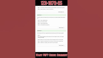 1Z0-1072-25 Sample Exam Questions (Practice Tests)