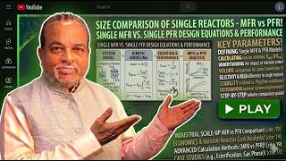 6.3 Size Comparison of Single Reactors - MFR vs PFR