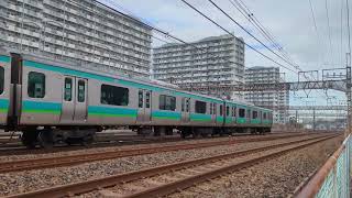 JR東日本E231系0番台常磐線快速5列車【20240128】