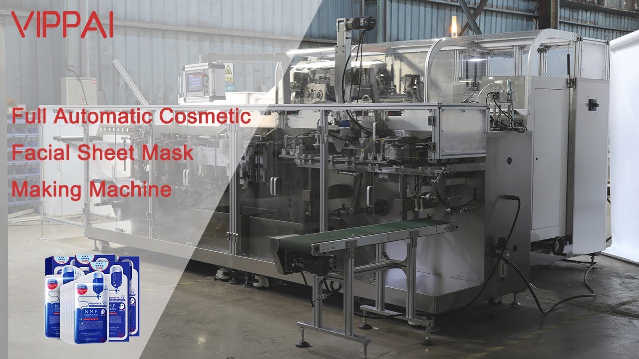VIPPAI Full Auto Cosmetic Facial Sheet Mask Machine