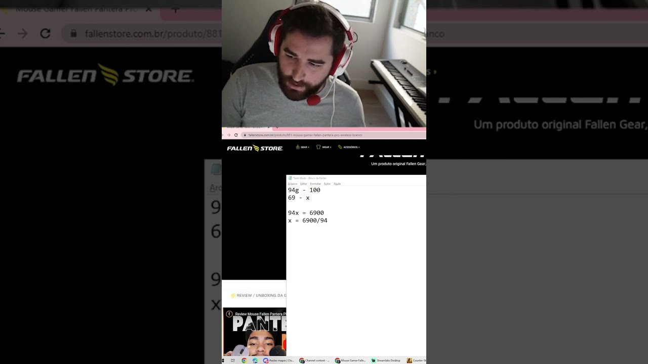 COMO AJUSTAR SUA SENS QUANDO TROCAR DE MOUSE! #shorts