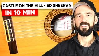 Gitarre lernen - Ed Sheeran - Castle on the hill - für Anfänger