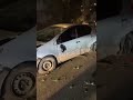 Во Владивостоке на Хабаровской автомобиль с пьяным водителем в салоне вылетел с подпорной стены