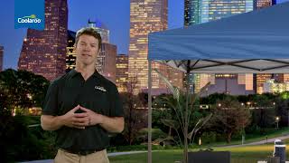 Coolaroo Portable Gazebo - LED Light