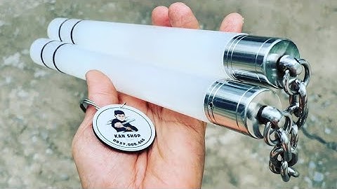 CÔN NHỰA NYLON (Siêu bền), đầu xoay inox 🇻🇳 KANCLUB côn nhị khúc